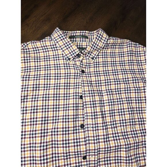 Eddie Bauer Shirt Size XL Extra Large Gray Flannel Button Down Outdoors Casual - Picture 5 of 16